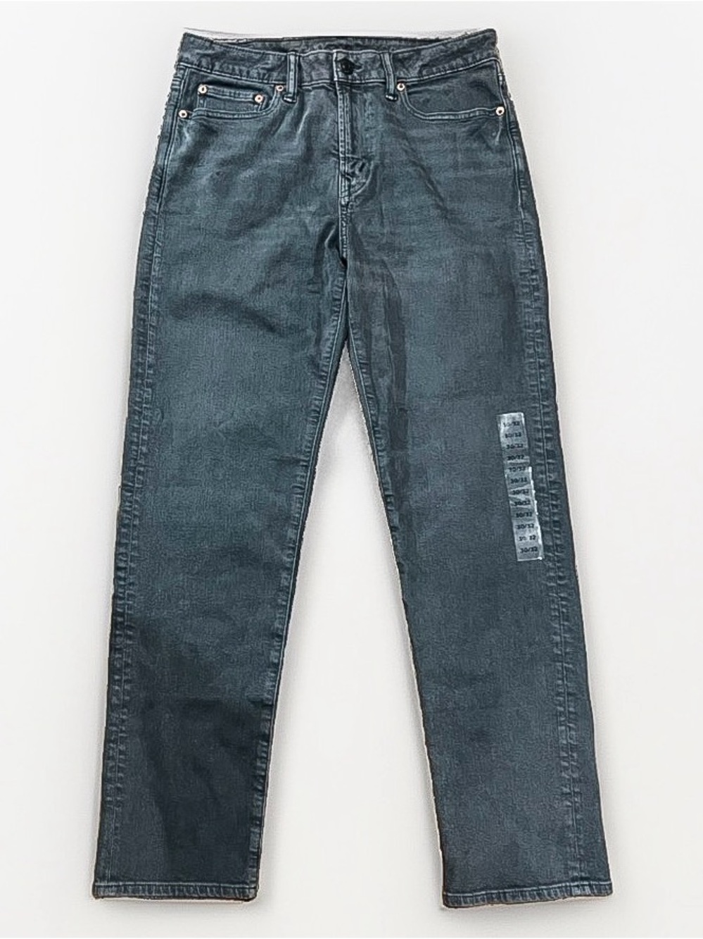 American Eagle Easyflex Men’s Straight Fit Gray Medium Wash Stretch Jeans 30x32